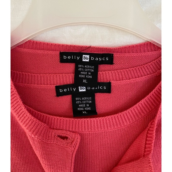 NWOT 2-Piece Salmon Knit Cardigan and Shirt Set XL - Picture 6 of 6